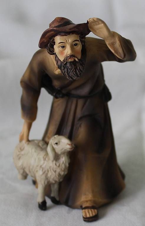 Statuette: Hirte mit Schaf – Usato da Moosseedorf venduto da Tigerlily1