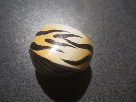 Perlen Tiger, 20 Stück, Holz