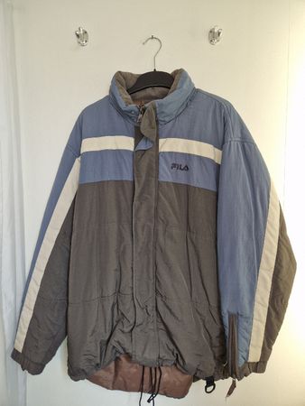 Winterjacke FILA Gr. L blau/braun
