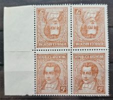 Argentina - Kehrdrucke ** Mariano Moreno, 1935 RRR