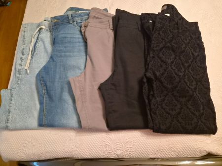 5x Damen Hosen-Mix, Grösse 44 + 46!