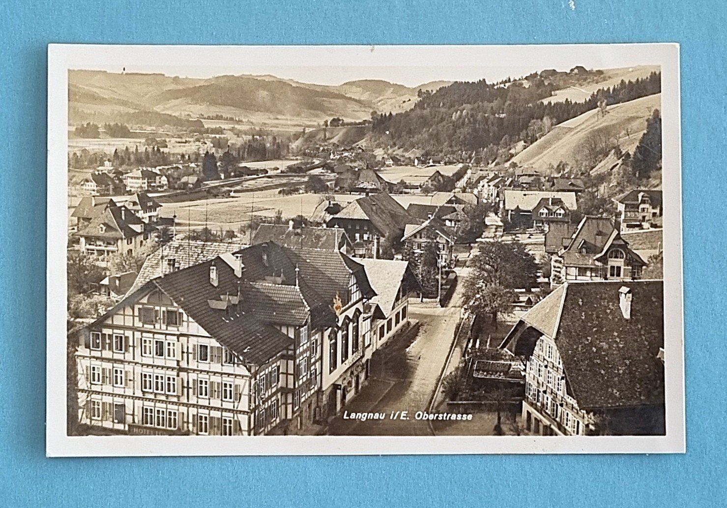 Ansichtskarten: Langnau - Emmental - Oberstrasse - alte Ansichtskarte – Gebraucht aus Rothrist von RROENK