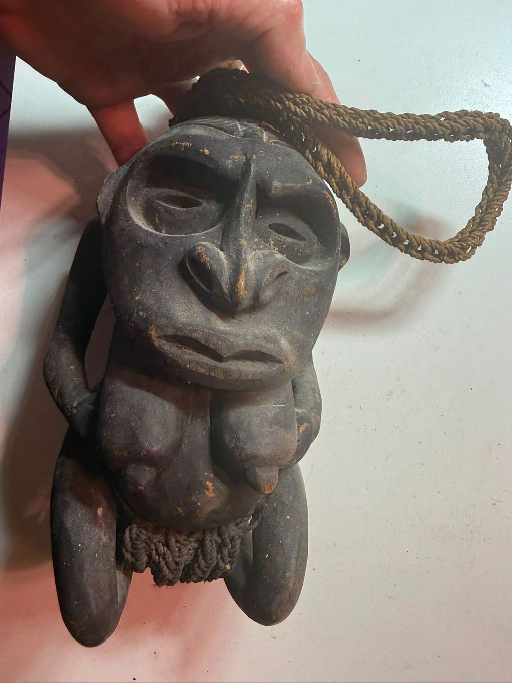 Statuette: Fruchtbarkeit Mutterschaft Fetich Papua Ozeanien – Usato da genève venduto da Isarath