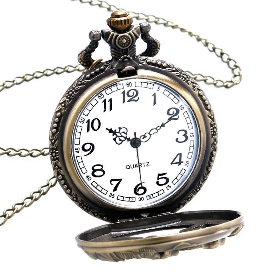 Orologi: Taschenuhr Halskette mit Wolf – Nuovo e nell'imballaggio originale da Gurmels venduto da Swisspod 1