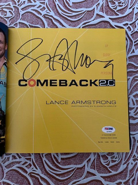 Autografi: Libro autografato Lance Armstrong Comeback 2.0 - COA PSA – Nuovo (secondo la descrizione) da S. Pietro venduto da SORETOLO 1