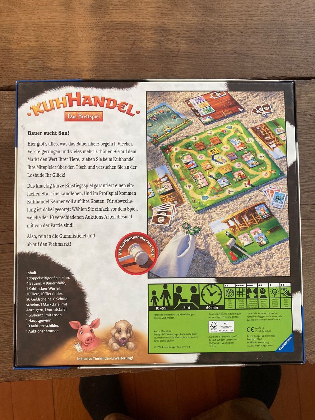 Ravensburger Spiele: Kuh Handel das Brettspiel 10+ – Neu (gemäss Beschreibung) aus Schlieren von  1