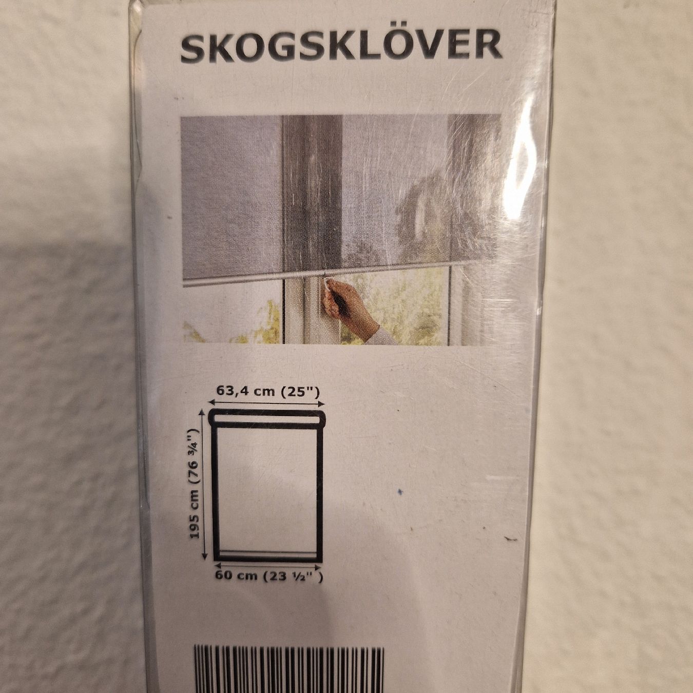 Tende: New IKEA SKOGSKLOVER roller blind, grey – Nuovo e nell'imballaggio originale da Rüschlikon venduto da -J05u3-