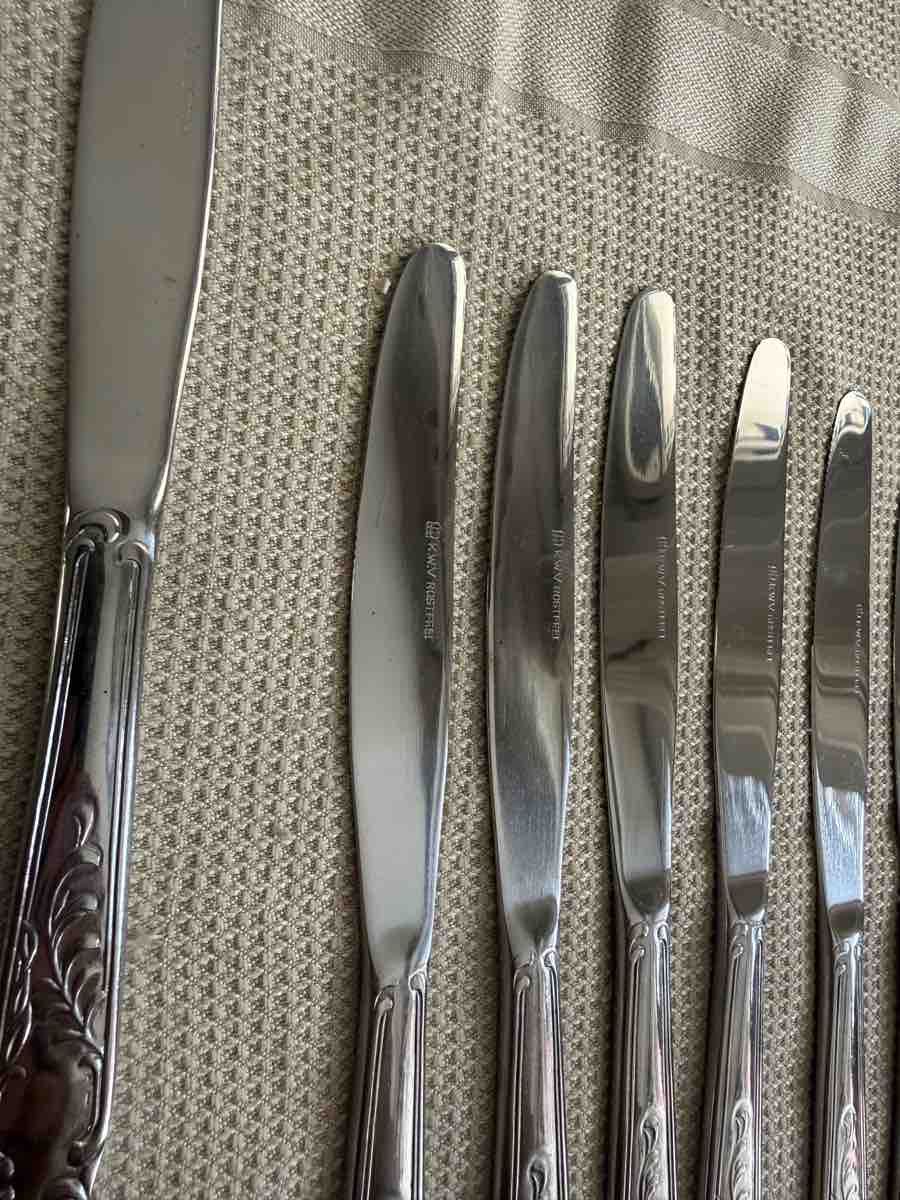 Set di posate: Besteckset K.W.V. rostfrei versilbert – Nuovo (secondo la descrizione) da Reinach BL venduto da Delonie 3
