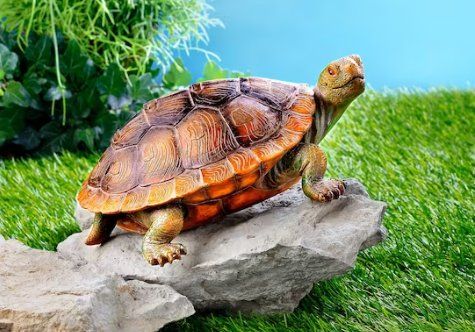 Statuette: Schildkröte (20 cm) – Nuovo e nell'imballaggio originale da Langenbruck venduto da Gumsi