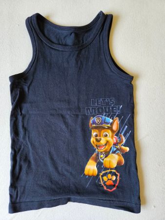 Paw Patrol Chase Trägershirts / Unterhemd Gr. 98 / 104 C&A
