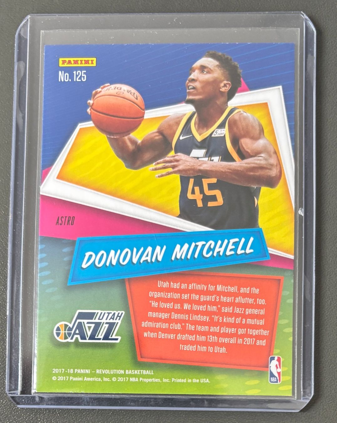 Nba Carte collezionabili: NBA Donovan Mitchell 2017 Revolution Astro Parallel Rookie – Nuovo (secondo la descrizione) da Muri b. Bern venduto da winningloser 1
