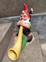 Garten Zwerg Alphorn Bläser nain de jardin gnomo da giardino