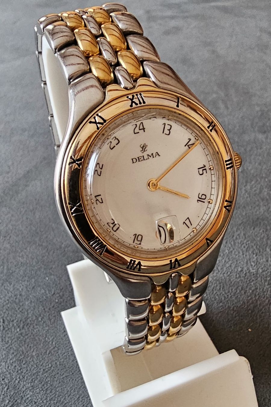 Delma Orologi: DELMA Swiss Made Elegante Herrenuhr 35 mm – Usato da Speicher venduto da Swisswtch 1