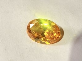 Funkelnder🍊gelber Topas, 19,1ct. Quality: Cubic Zirkonia..