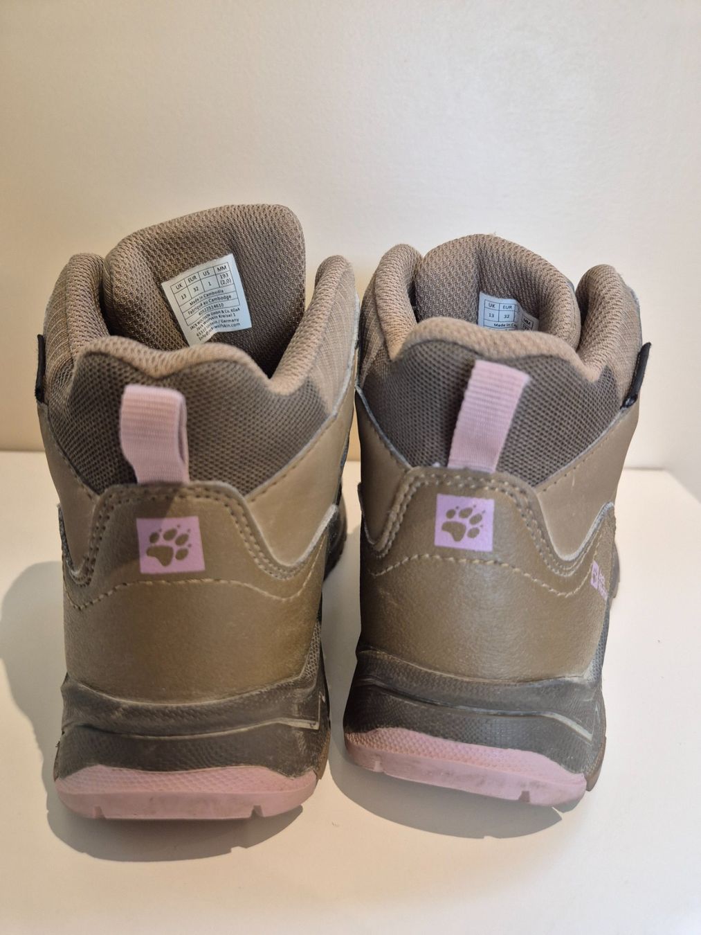 Jack Wolfskin Scarpe per ragazze: Jack Wolfskin  Mädchen-Wanderschuhe, Grösse 32, braun – Usato da Dietikon venduto da grafad 3