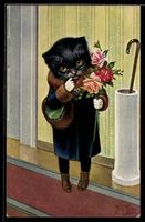 Arthur Thiele: Katzenmädchen im Pelzman