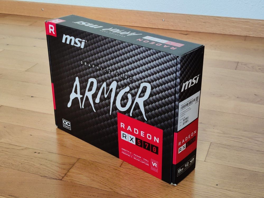 MSI RX 570 8GB ARMOR J ( 外箱付 )