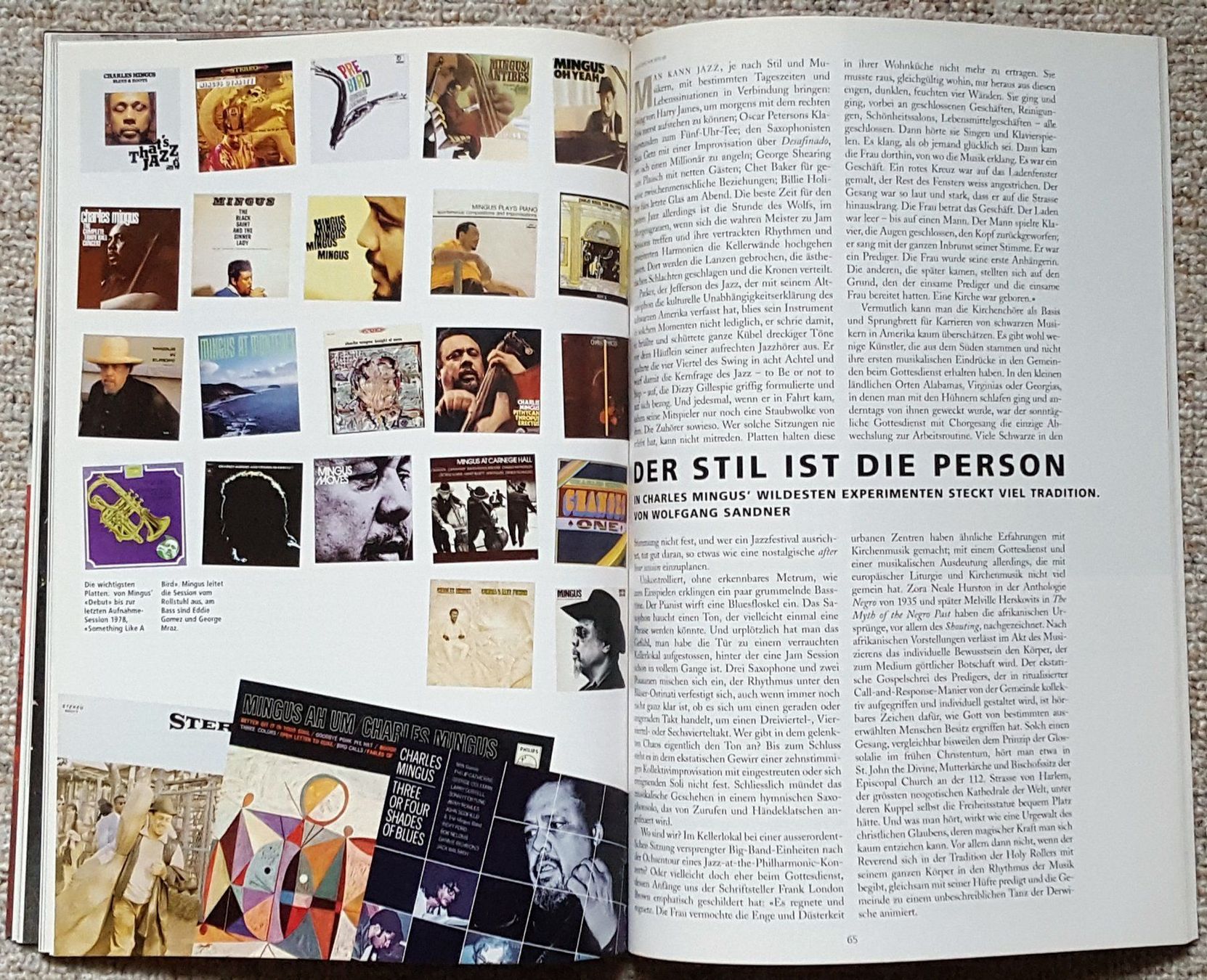 Riviste & Magazine: Du Magazin 2002 Charles Mingus Nr. 723 – Usato da Unterseen venduto da bongmarley 5