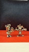 Mickey und Minnie Maus Figuren Metall antik 
