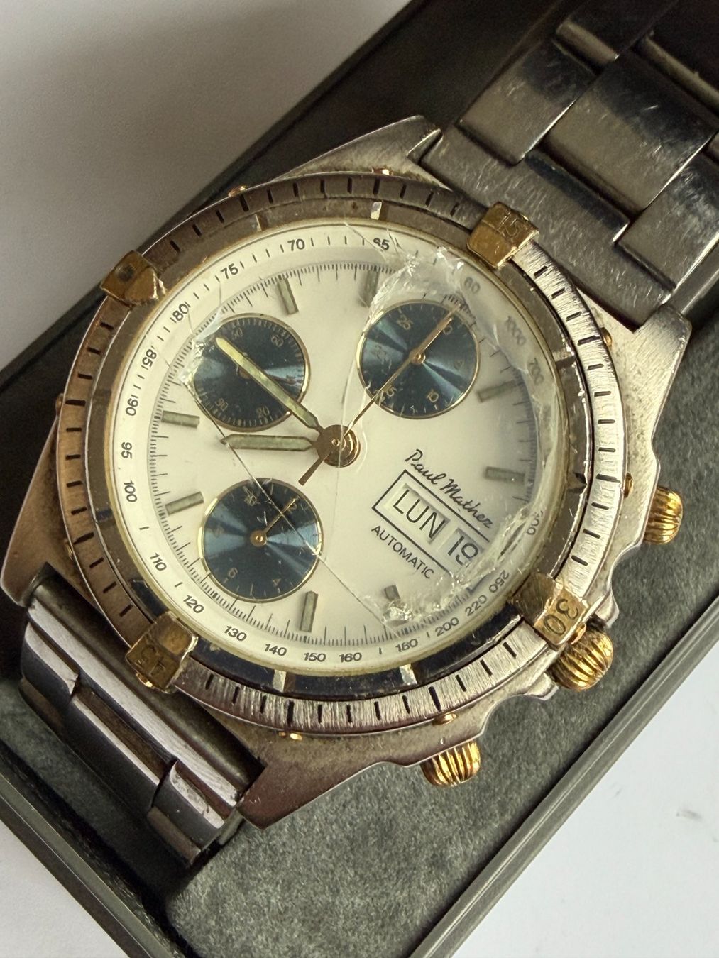 Orologi: Paul Mathez Automatic Chronograph – Usato da Worblaufen venduto da chronyves 5