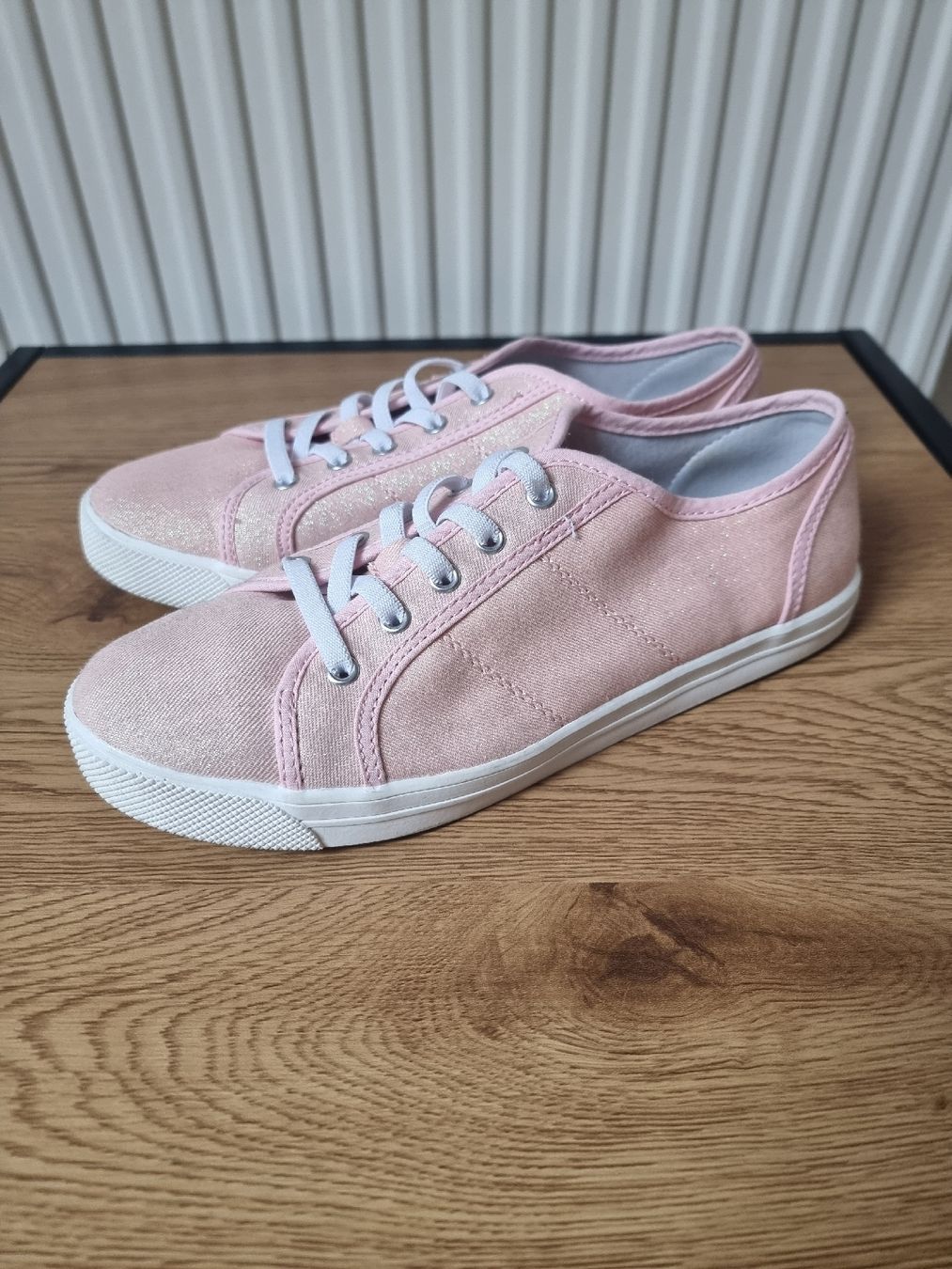 Scarpe da donna: Rosa Stoffschuhe mit Glitzereffekt, Gr. 39 – Usato da Interlaken venduto da NataliiaS 3
