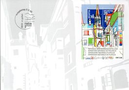 NABA 2000 ST. GALLEN SONDERBELEG BLOCK 9.9.99 - BR84