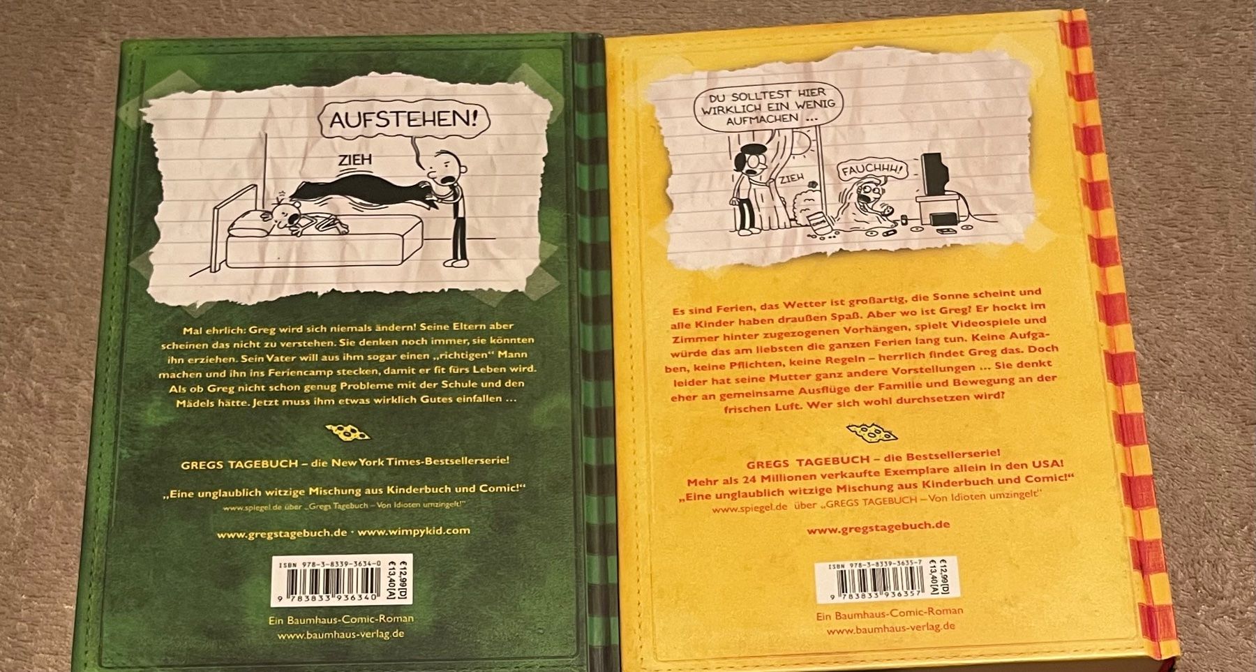 Bücher: Gregs Tagebuch Buch-Set 3 & 4 – Gebraucht aus Niederwangen BE von m_s13 1