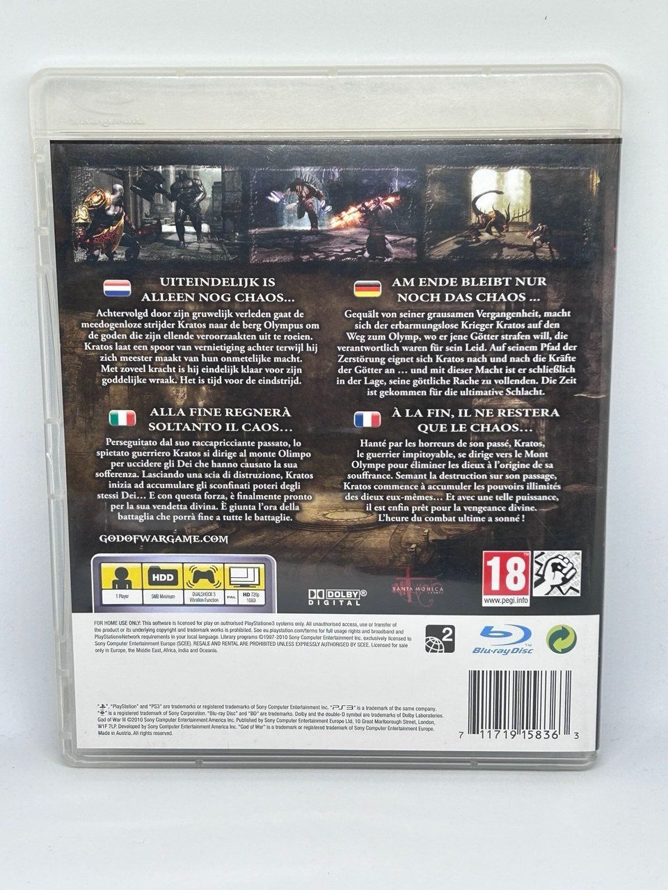 Sony Giochi: God of War 3 per PS3 – Usato da Giubiasco venduto da LorisVale 1