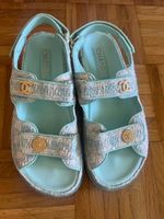 Chanel Wool Tweed Velcro Dad Sandals 2023 - 39.5
