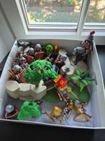 Playmobil, div Römer und Ritter mit Pferd und Schatztruhe