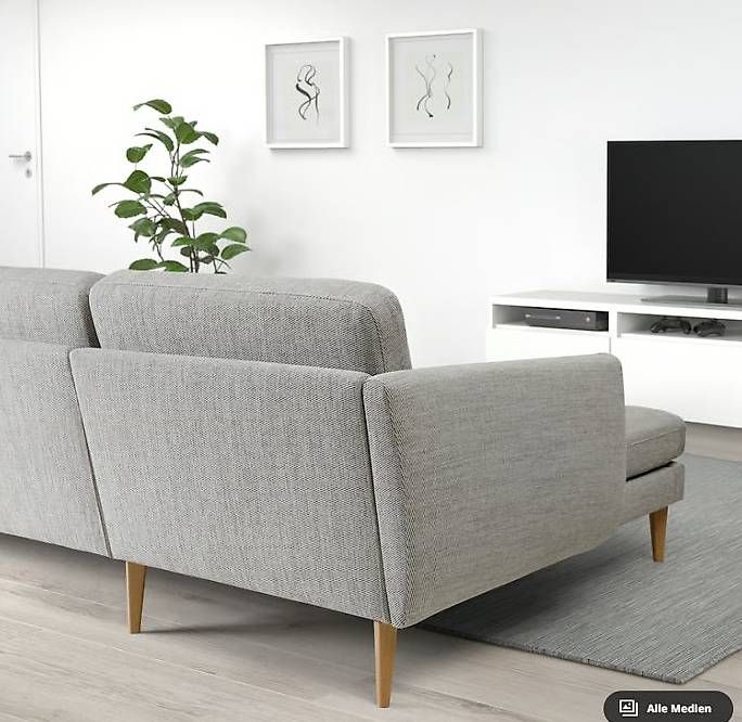 Ikea Divani: 3er-Ecksofa mit Récamiere (IKEA SMEDSTORP) – Usato da Grosshöchstetten venduto da tuni01 1