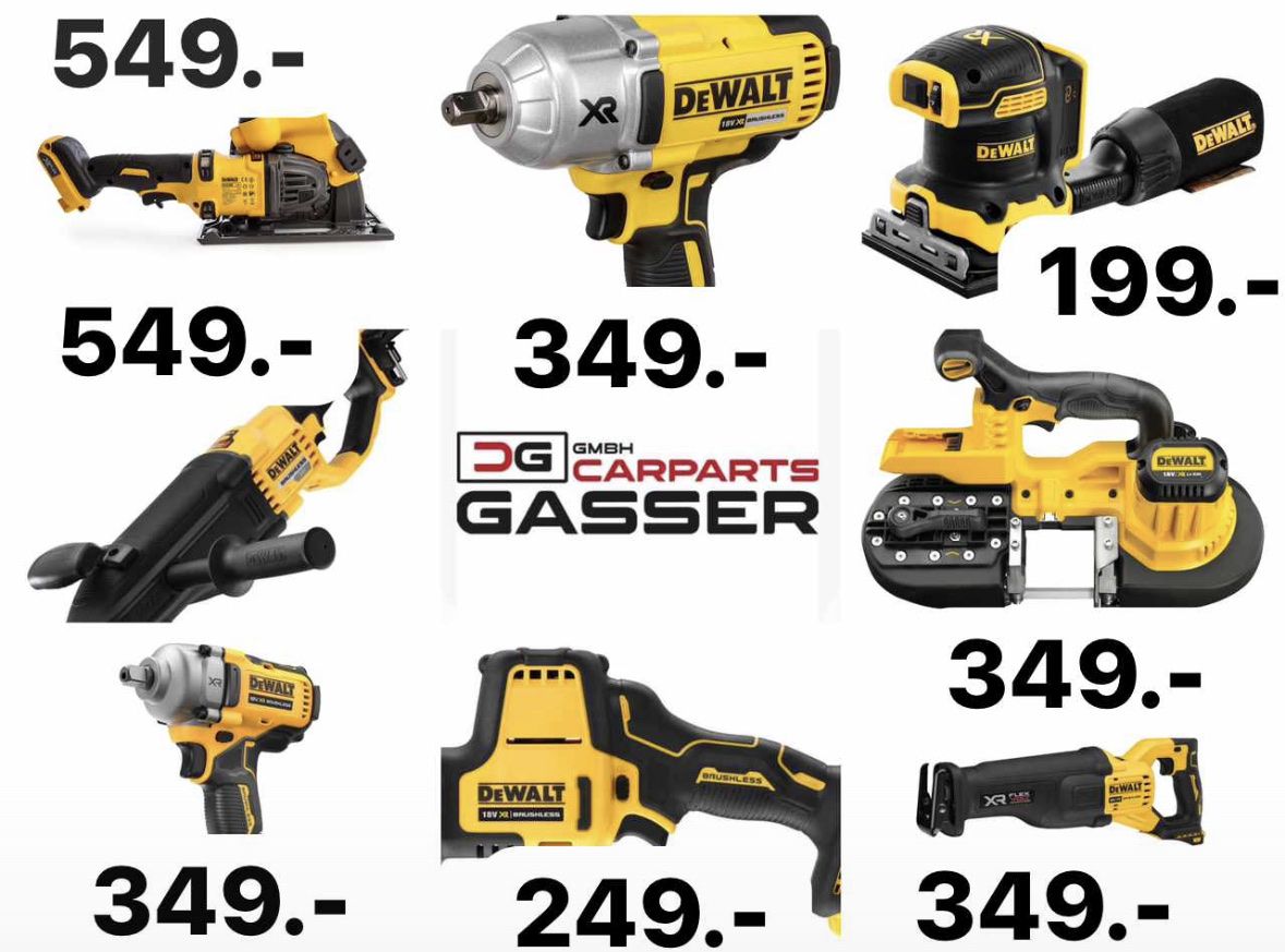 Dewalt Tutti gli attrezzi: DEWALT Mauernutfräse DCG200NT-XJ – Nuovo e nell'imballaggio originale da Oetwil am See venduto da CarParts 1