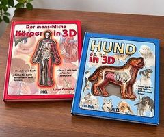 2 tolle 3D-Lernbücher für Kinder  Körper & Hund