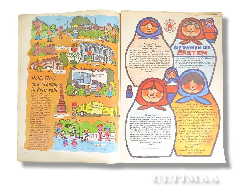 Riviste & Magazine: ABC - Zeitung der ehemaligen DDR  - 1985 – Usato da Bern venduto da Ultimaa 1