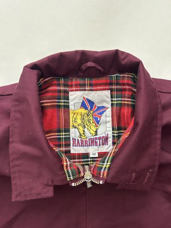 Original Harrington Jacke bordeaux rot Vintage Retro