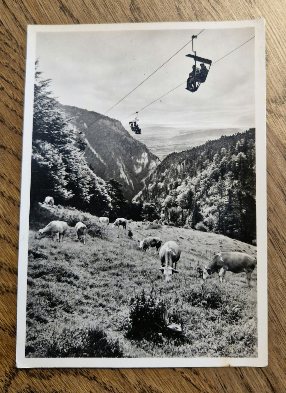 Ansichtskarten: Sesselbahn Weissenstein 1952 – Gebraucht aus Ebikon von Donar50