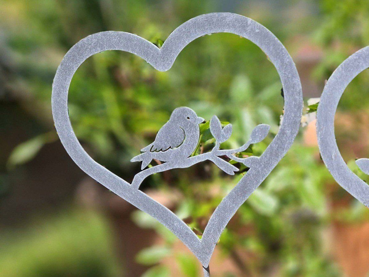 Alle Dekorationen: Herz Gartenstecker Set Metall – Neu und originalverpackt aus Matzendorf von Gartendeko-Shop 3