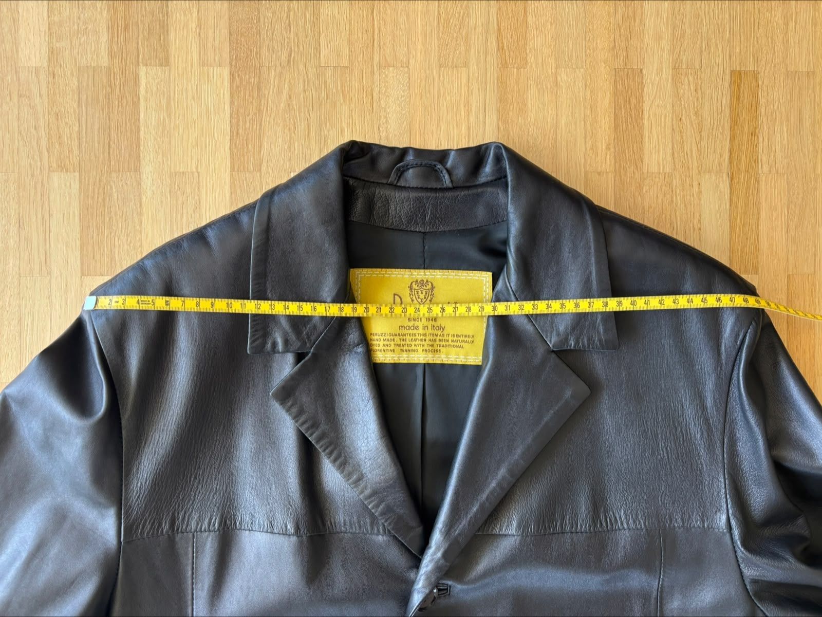 Giacche: Peruzzi VIntage Lederjacke schwarz, Grösse L – Usato da Kriens venduto da Na_Ro 3