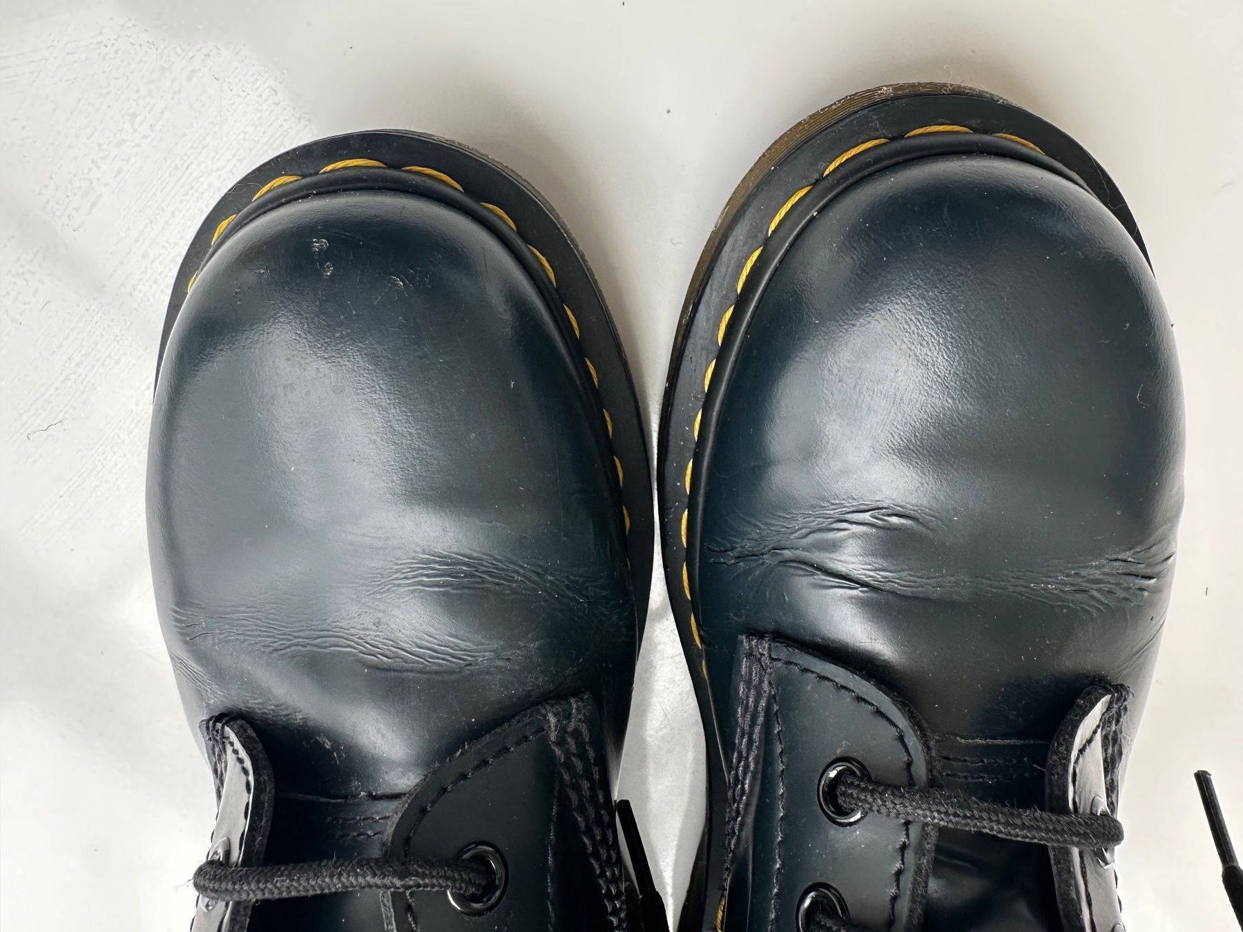 Dr. Martens Scarpe da uomo: Dr. Martens + 1460 Boot + Dunkelblau + Grösse 38 – Usato da Zeiningen venduto da Yellowblue 5