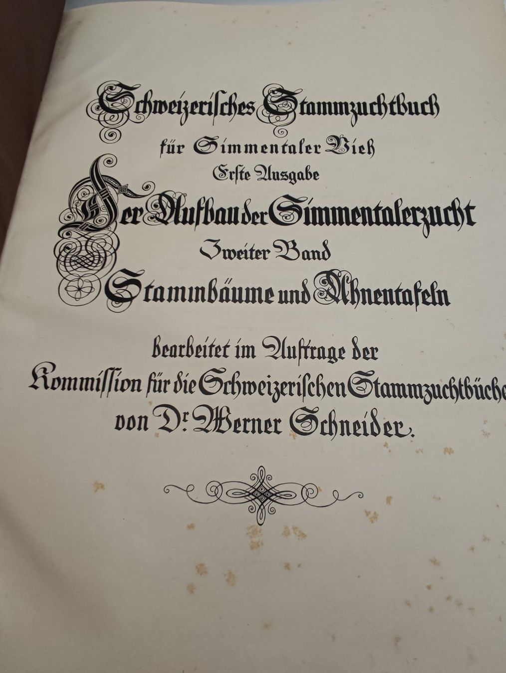 Libri: SCHWEIZERISCHES STAMMZUCHTBUCH – Usato da Goldach venduto da Gaip 2