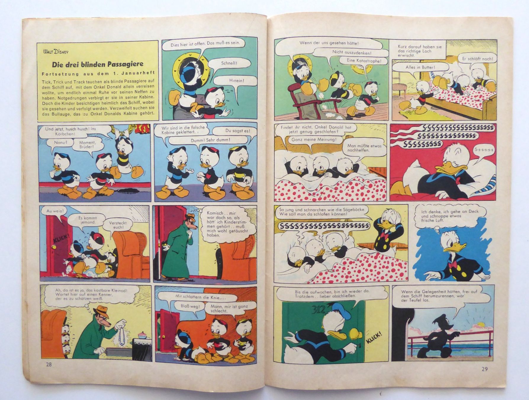 Fumetti: WD Micky Maus Heft Nr. 2 vom Januar 1957 – Usato da Aesch BL venduto da Kauri1 5