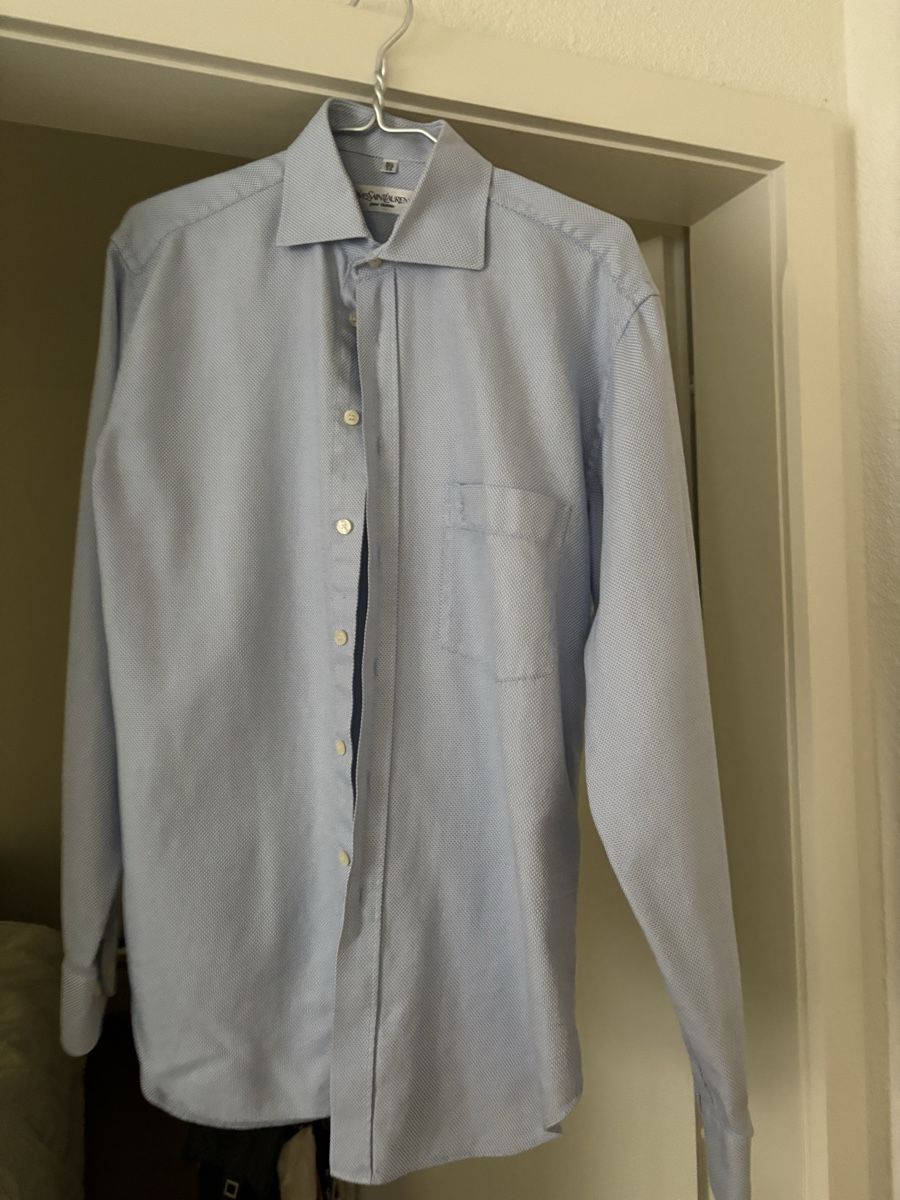Saint Laurent Camicie: Saint Laurent Hemd 39 – Usato da Zürich venduto da Salomej011