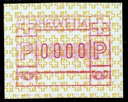 ATM 8 schmale Ziffern 0000-Druck ** postfrisch