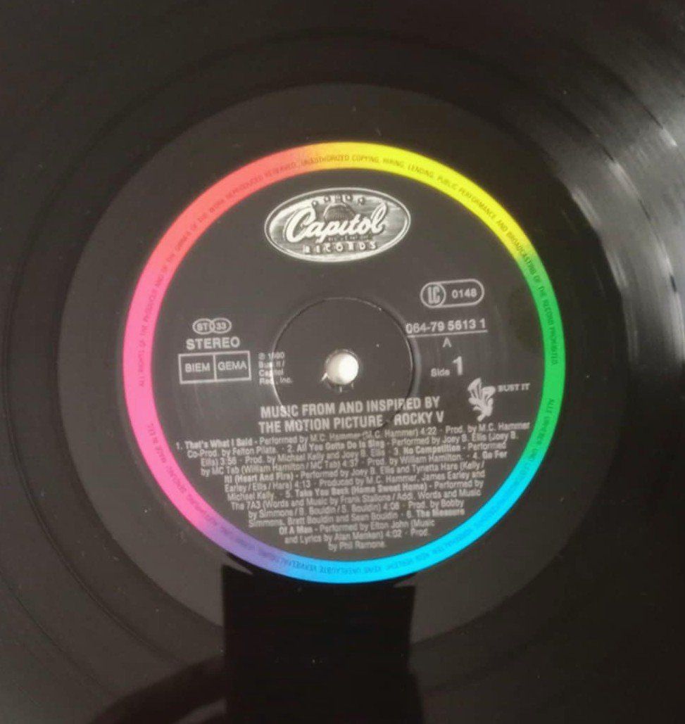 Dischi in vinile: Rocky V - Soundtrack / disque vinyl 1990 – Usato da Le Locle venduto da PereiraHugo 2