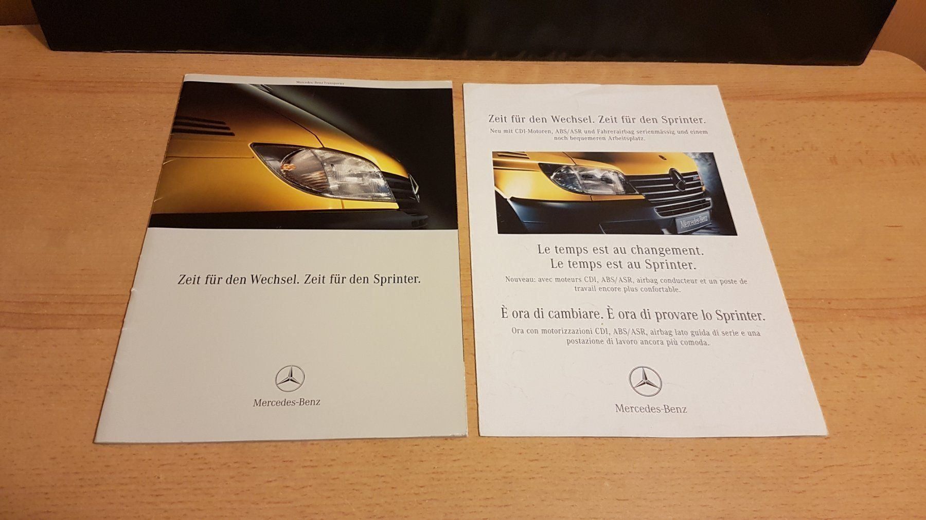 Mercedes-Benz Documenti: Mercedes Benz Sprinter Prospekte – Usato da Boswil venduto da MAF_952