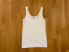 Moya Kala - Schlichtes weisses Tank Top in Microtencel, L/40