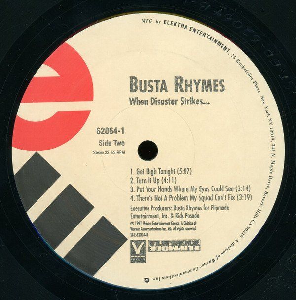 Dischi in vinile: Busta Rhymes ‎– When Disaster Strikes... (2LP) – Usato da Genève venduto da yoww123 6