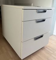 IKEA Rollcontainer Galant, weiss, auf Rollen, wie neu.