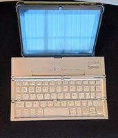 ATMPC 7" Android Tablet Neu mit faltbarer aluminium Tastatur