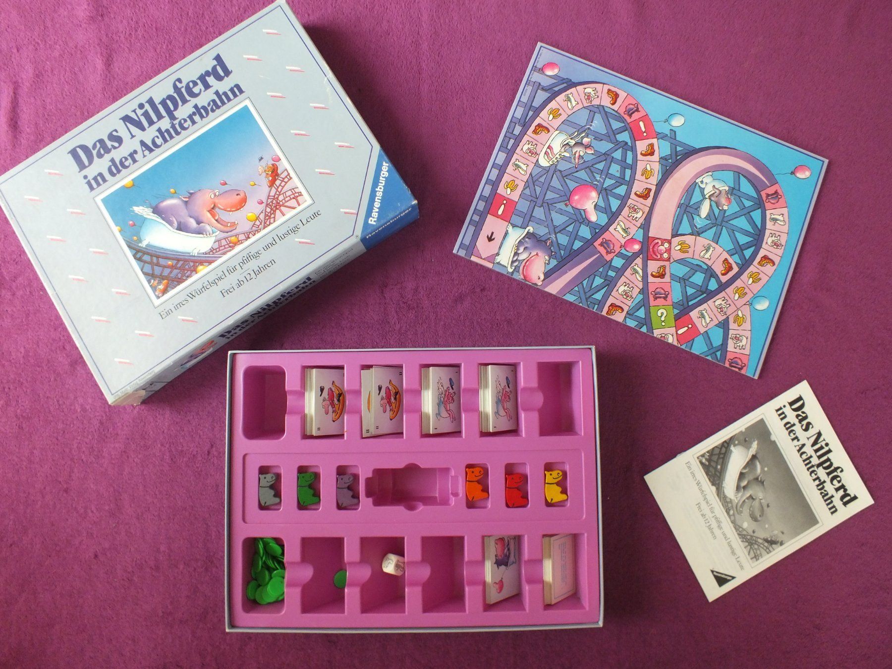 Ravensburger Spiele: Das Nilpferd in der Achterbahn – Gebraucht aus Müllheim Dorf von Seeeule01 1